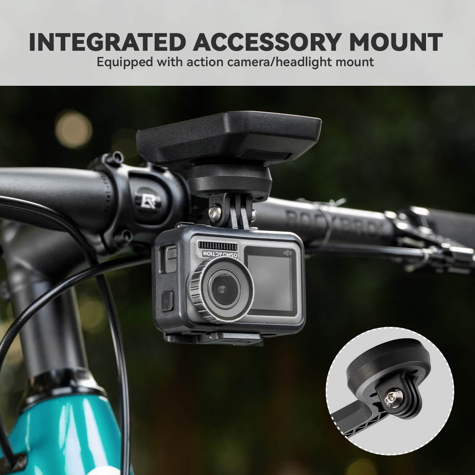 Bike Computer Mount for Round Handlebars-3