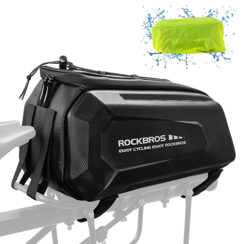 Hard Shell Bike Trunk Bag for Rear Rack - 9L-1