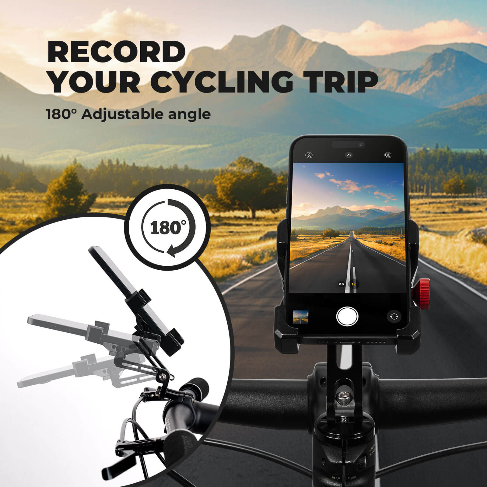Aluminum Bike Phone Holder-9