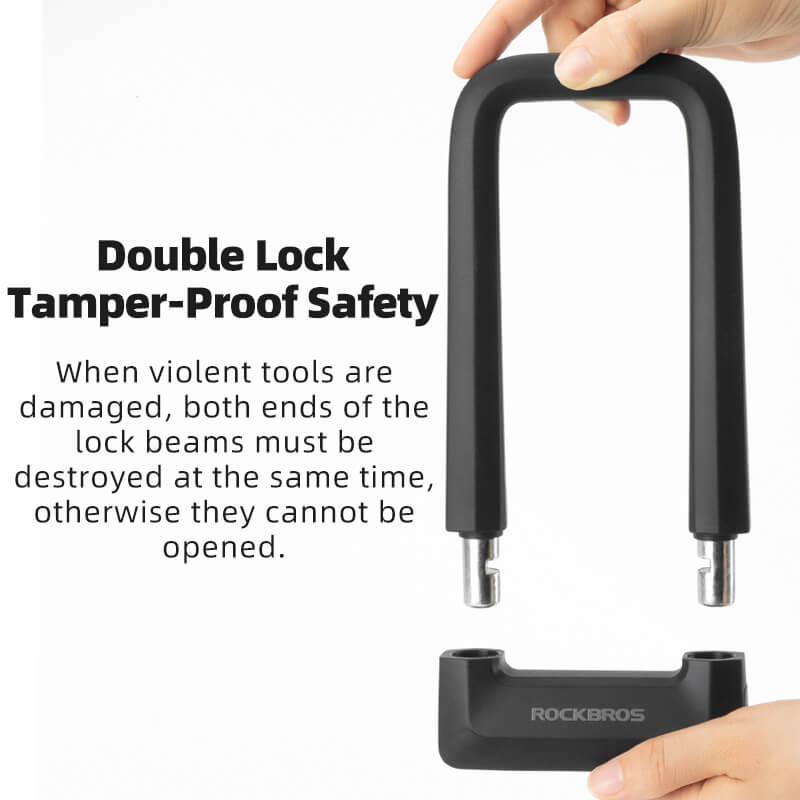 Heavy-Duty Anti-Cut Bike U-Lock-3