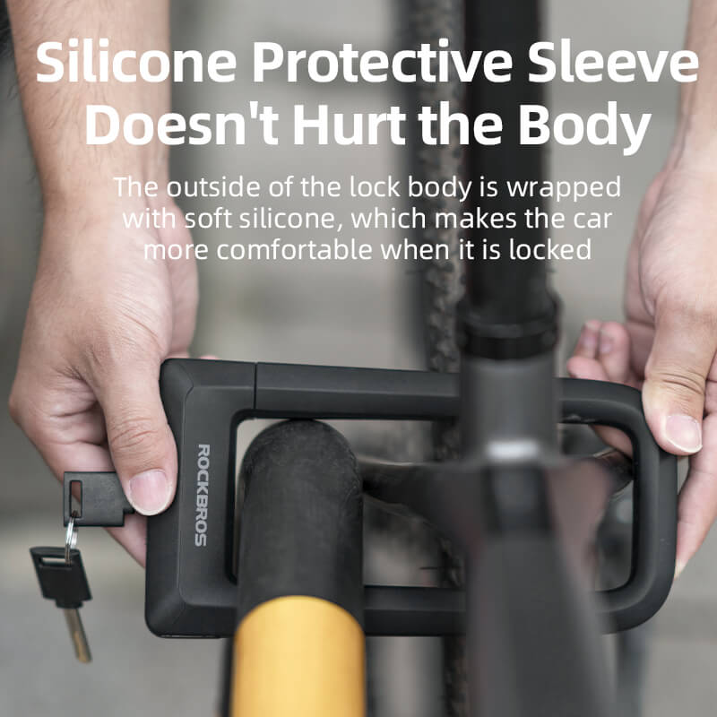 Heavy-Duty Anti-Cut Bike U-Lock-8