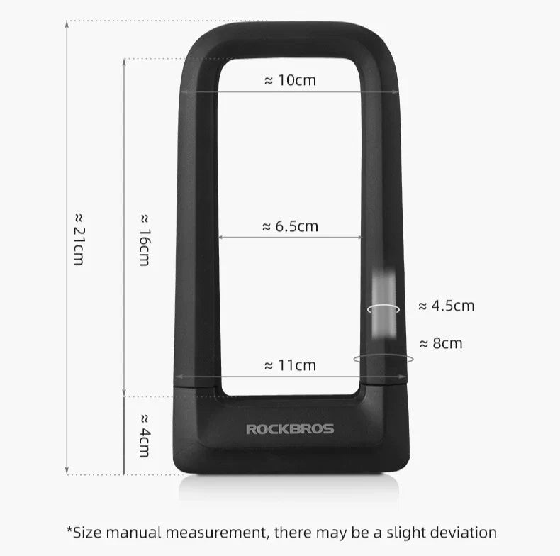 Heavy-Duty Anti-Cut Bike U-Lock-11