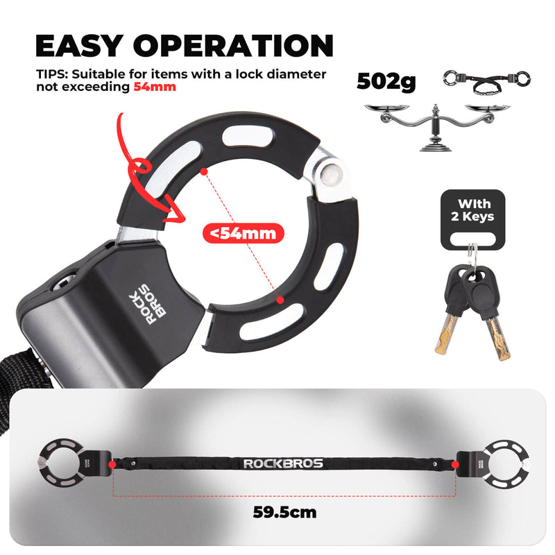 Scooter Chain Lock-6