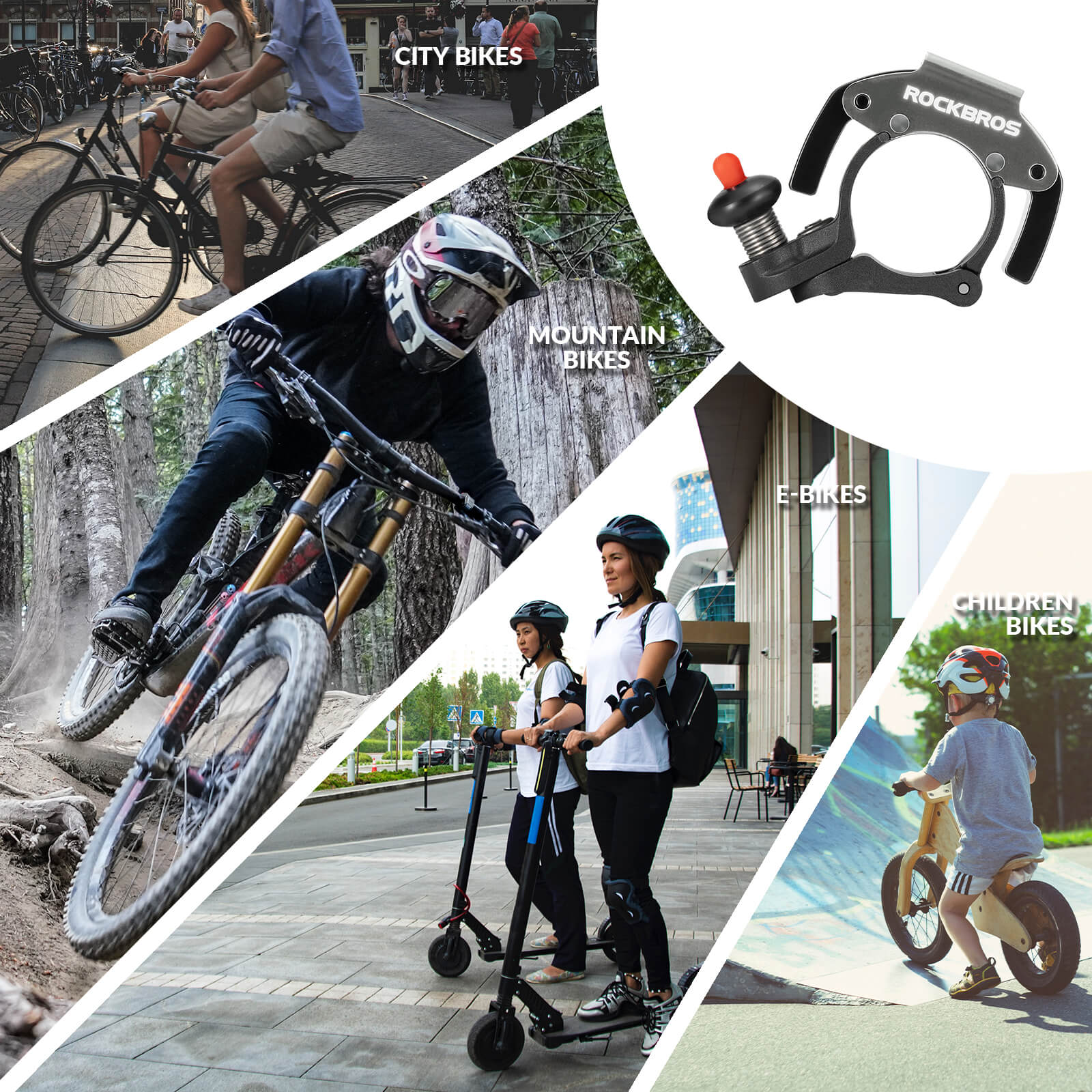 Minimalist Invisible Bike Bell - Fits 22.2mm-14