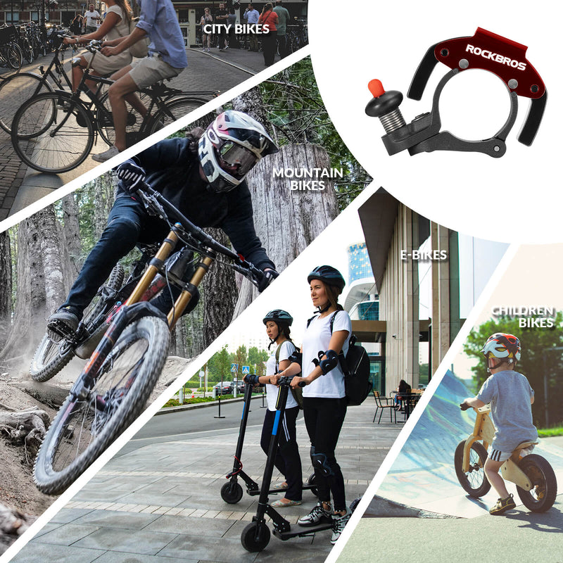 Minimalist Invisible Bike Bell - Fits 22.2mm-15