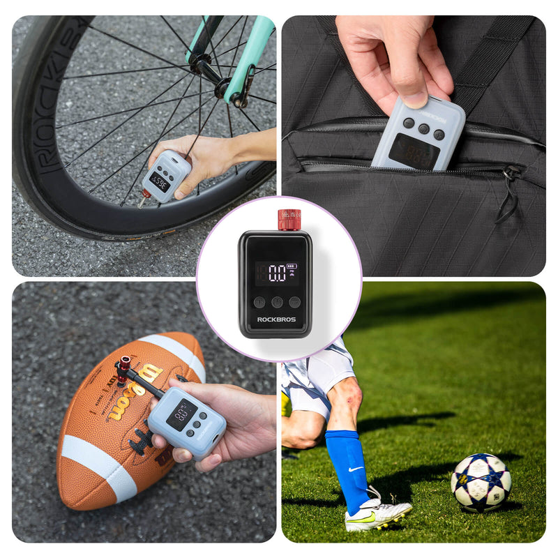 HW140 Mini Electric Bike Pump-10