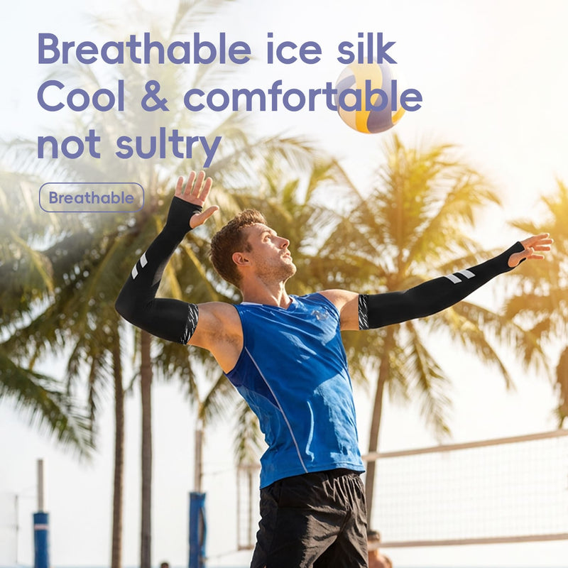 Ice Silk Cycling Arm Sleeves-15