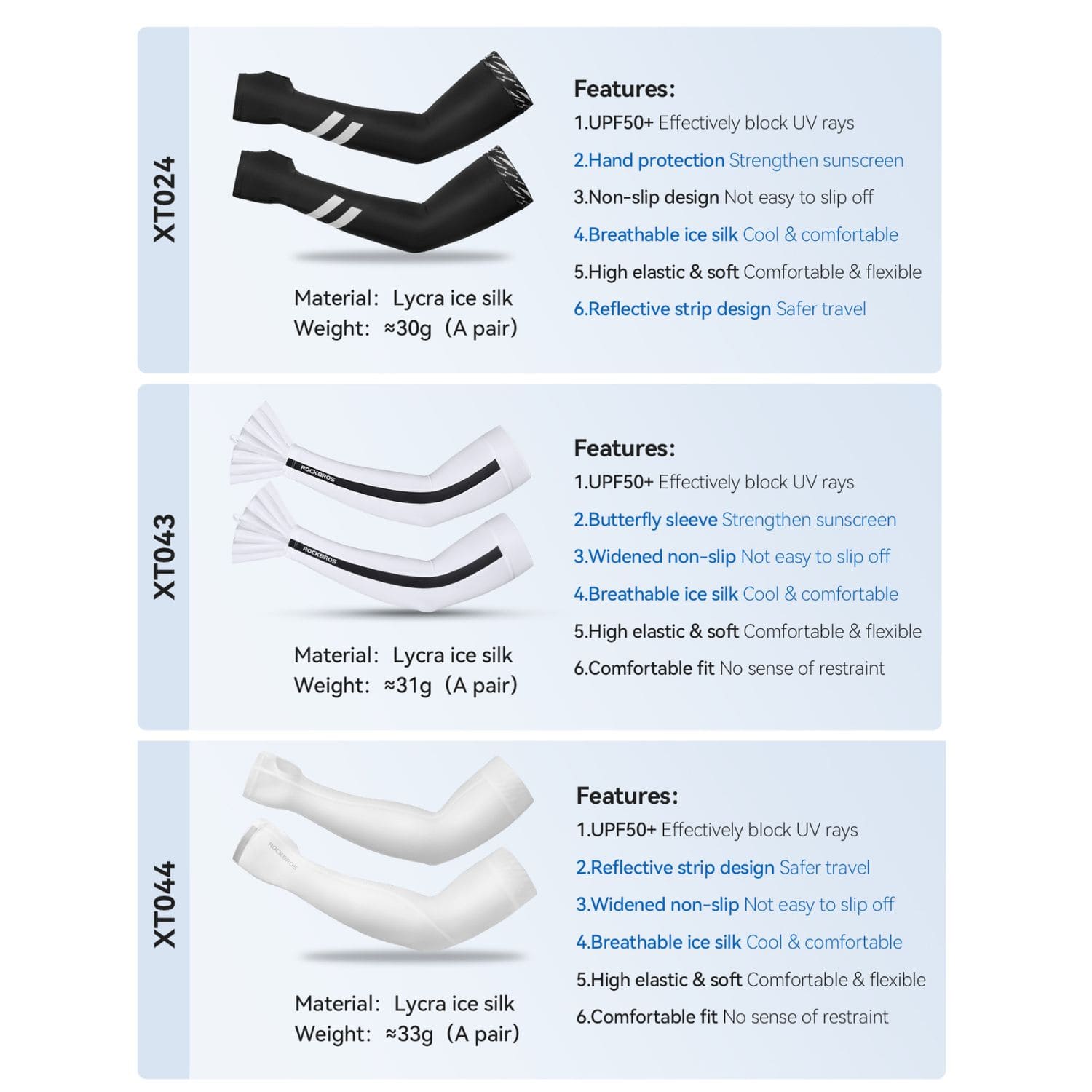 Ice Silk Cycling Arm Sleeves-10