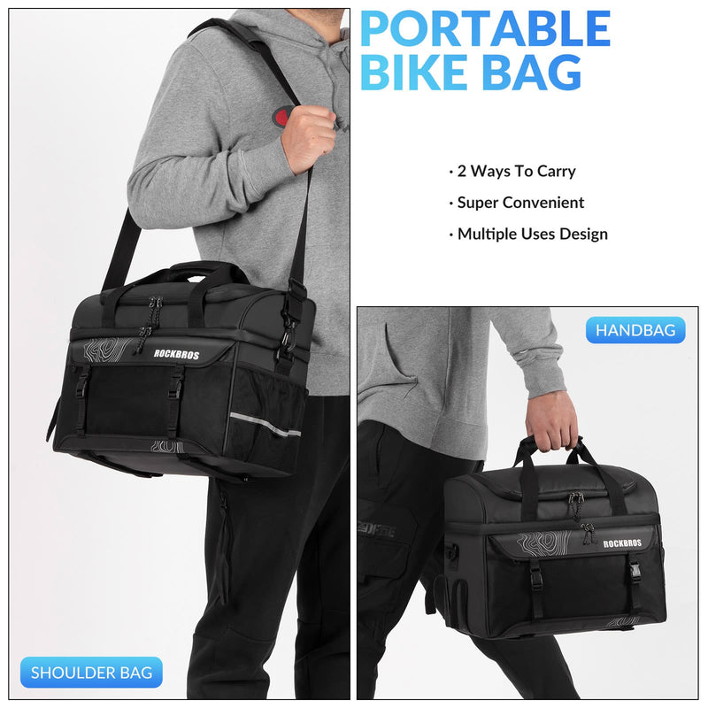 Insulated Bike Rear Rack Cooler Pannier – 11L-9