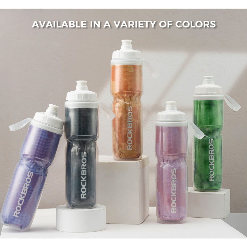 Insulated Leak-Proof Bike Water Bottle - 24OZ-6