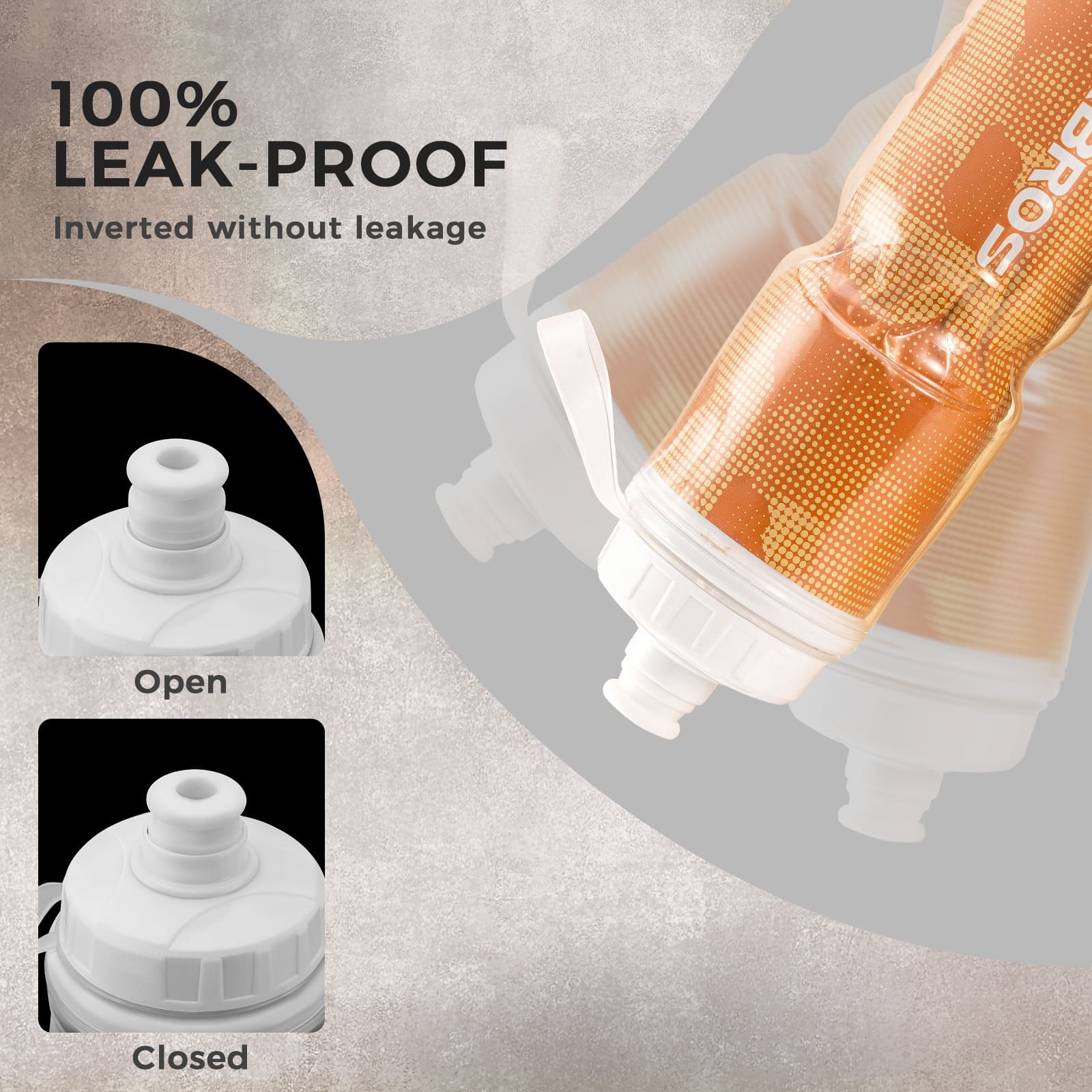 Insulated Leak-Proof Bike Water Bottle - 24OZ-10
