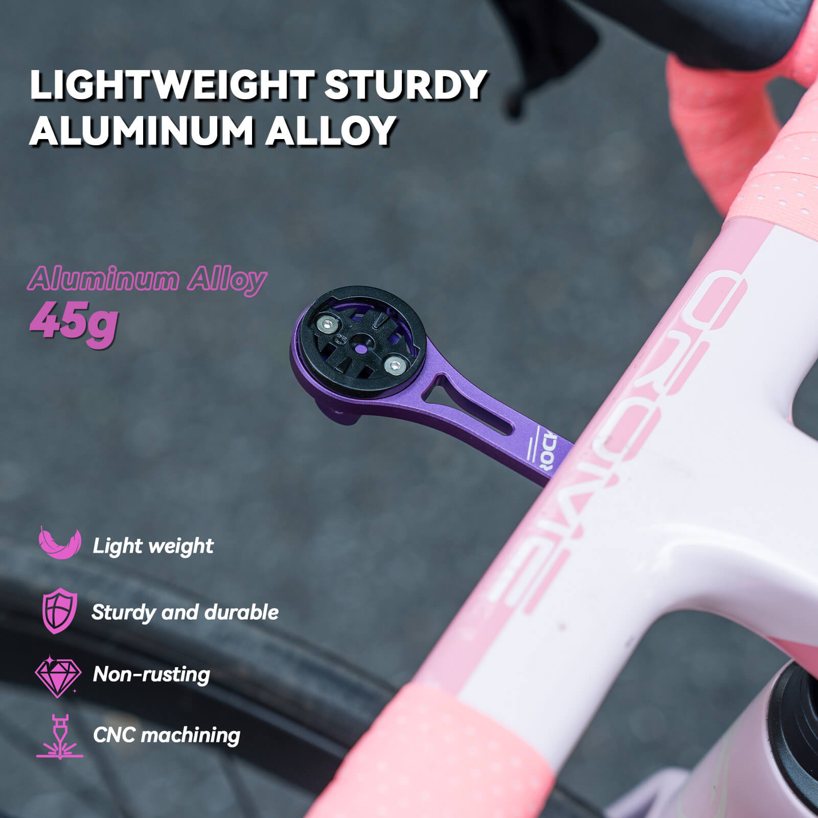 Integrated Handlebar Bike Computer Mount-5