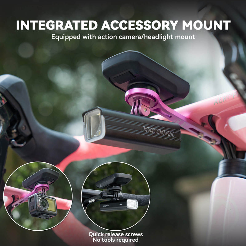 Integrated Handlebar Bike Computer Mount-7