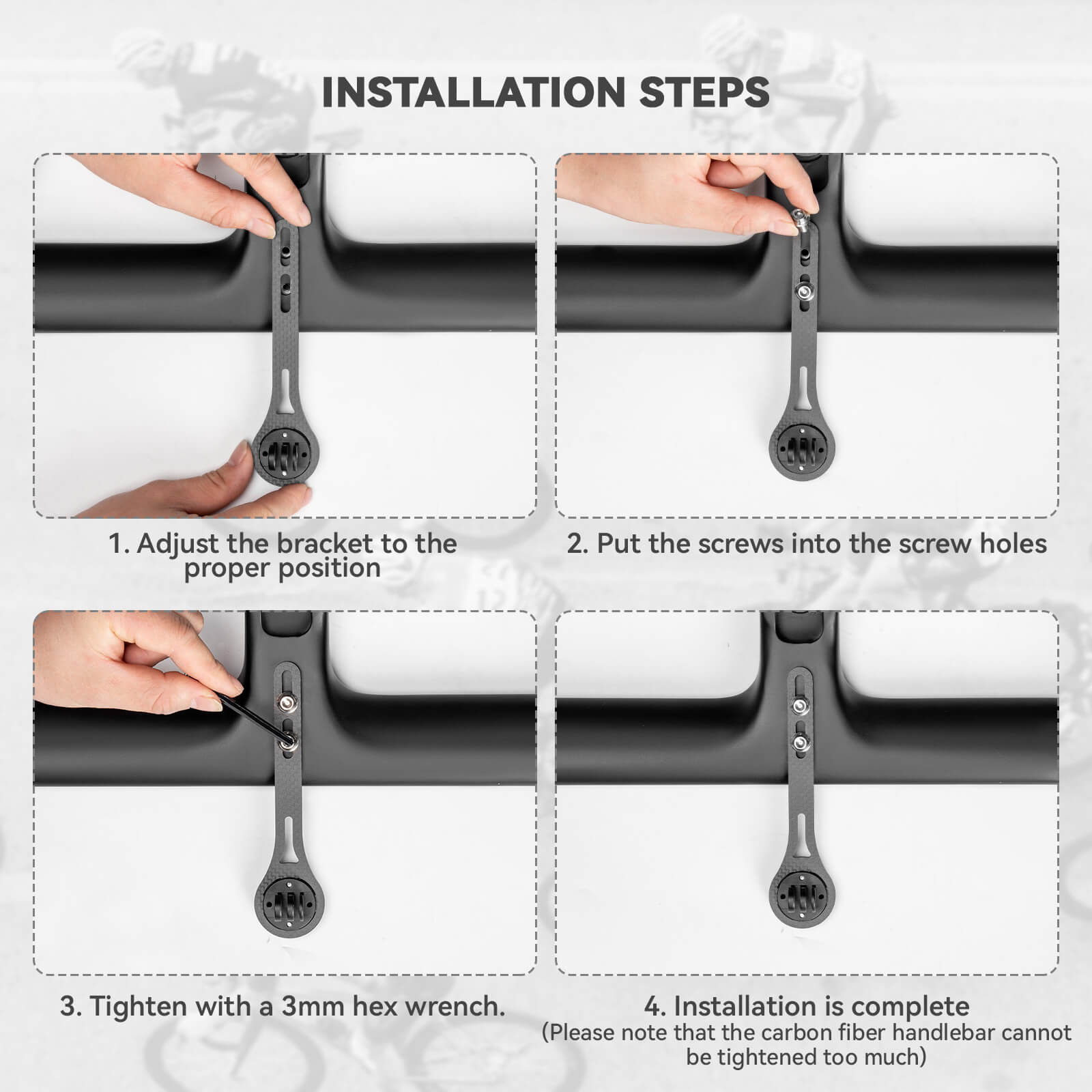 Integrated Handlebar Bike Computer Mount-9