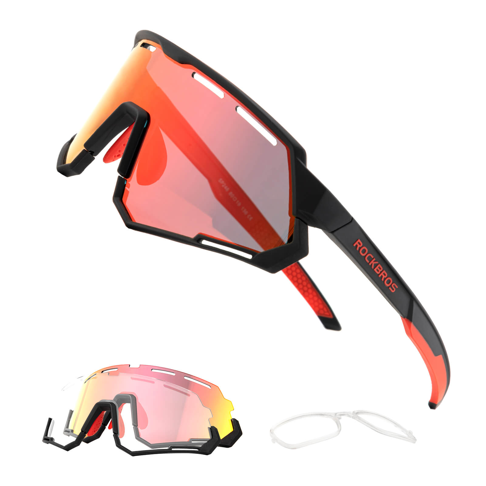 Dual Lens Cycling Glasses – Photochromic & Polarized Lenses-3
