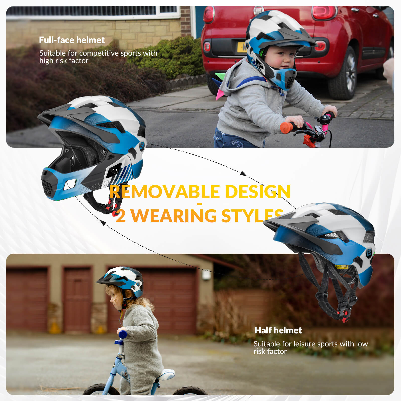 TS-61 Kids Full-Face Bike Helmet-7