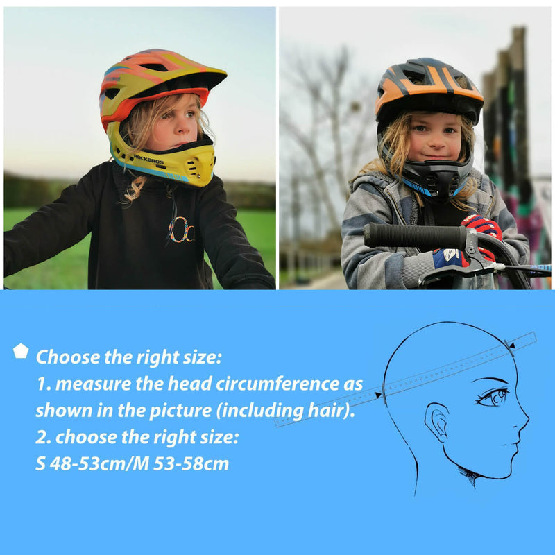 Kids Bike Helmet Full Face Safety Helmet-12