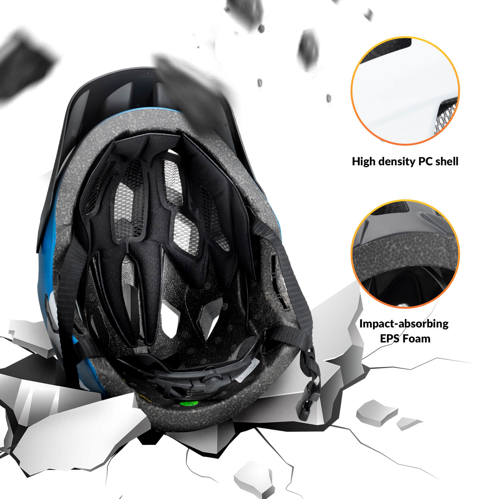 TS-61 Kids Full-Face Bike Helmet-5