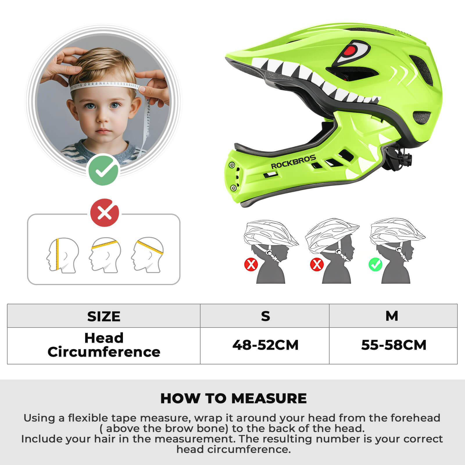 Kids Full-Face Bike Helmet-19
