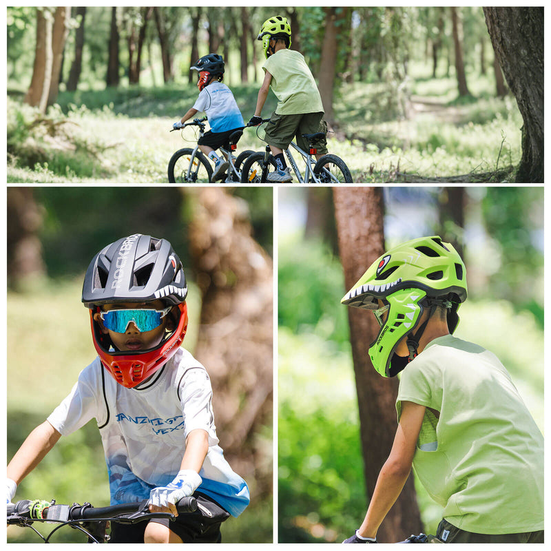 Kids Full-Face Bike Helmet-21