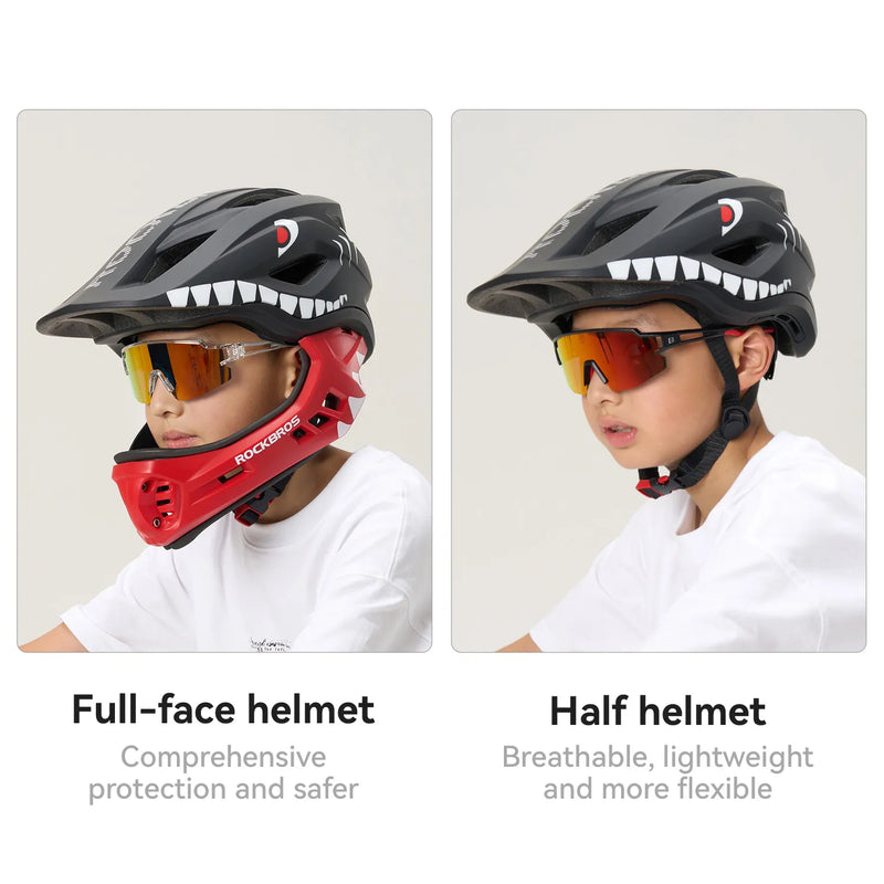 Kids Full-Face Bike Helmet-10