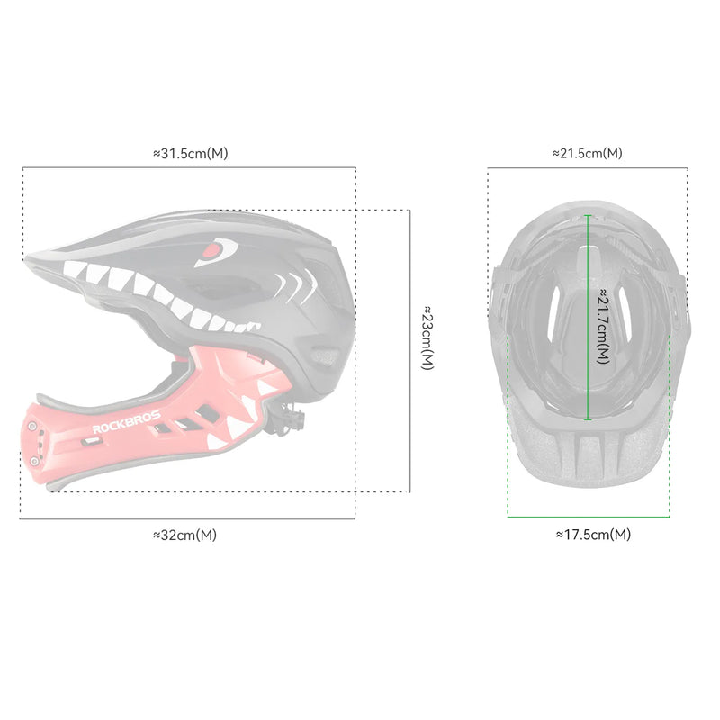 Kids Full-Face Bike Helmet-17