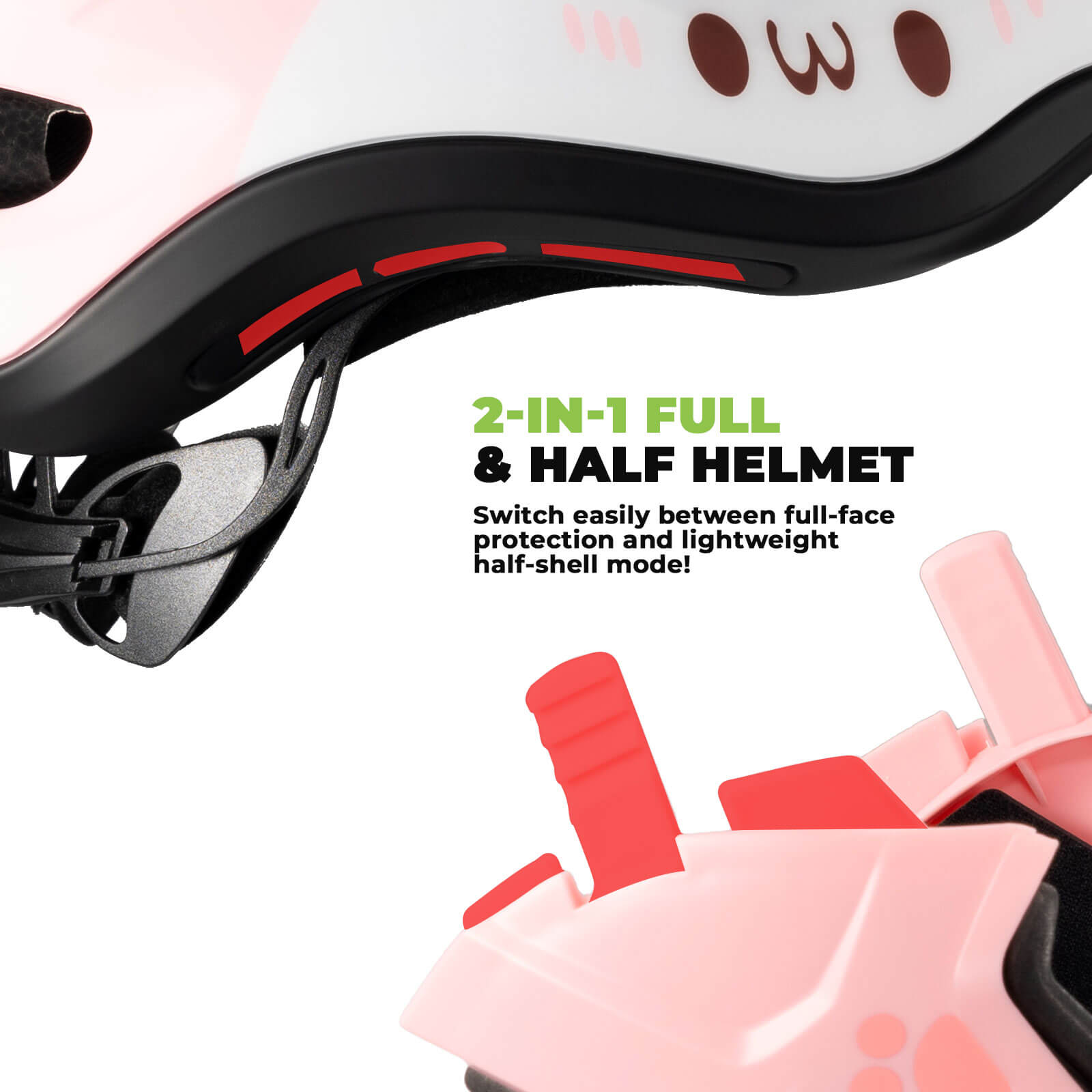 Kids Full-Face Bike Helmet-7