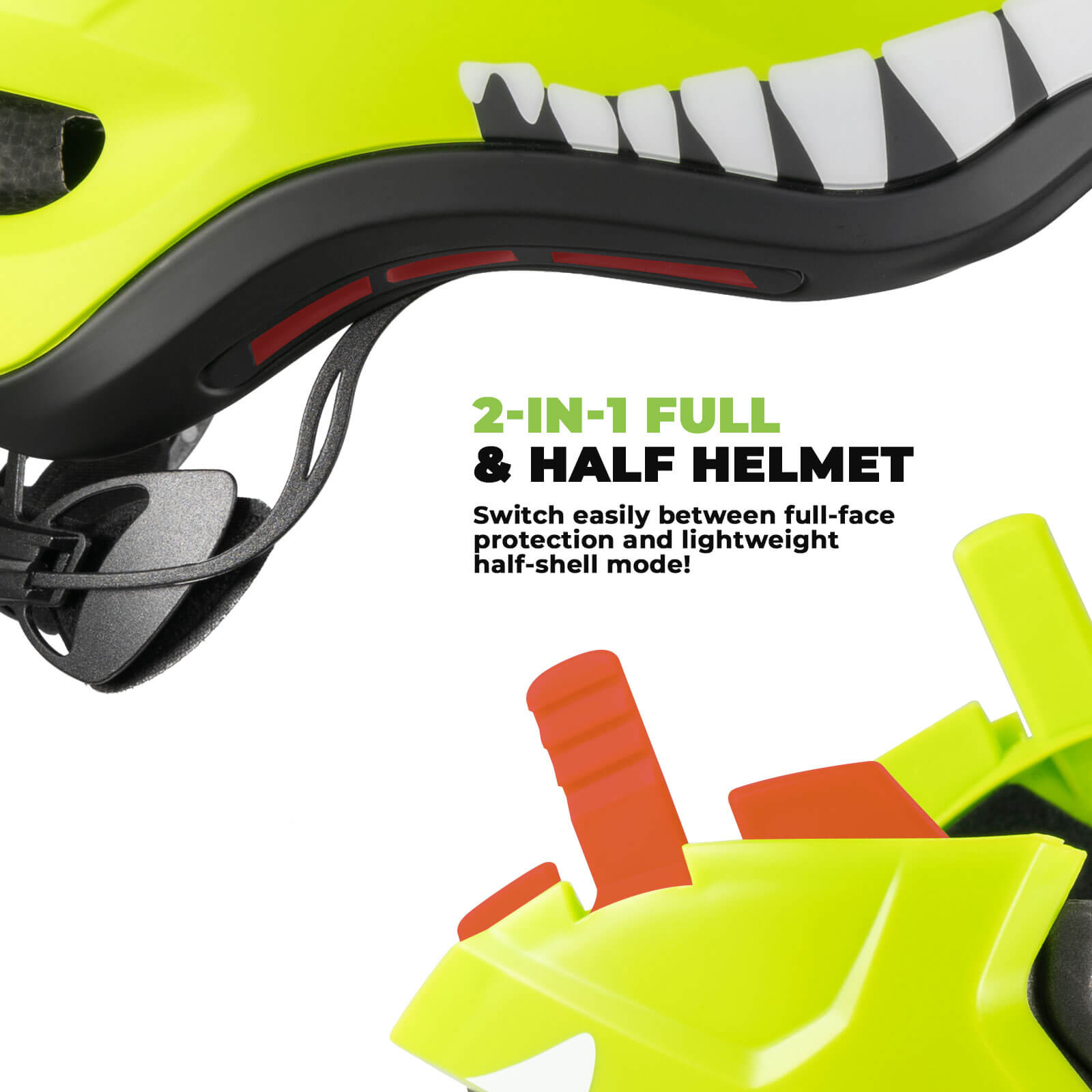 Kids Full-Face Bike Helmet-8