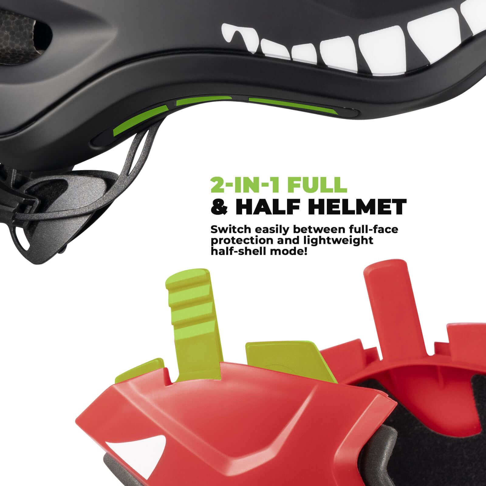 Kids Full-Face Bike Helmet-9