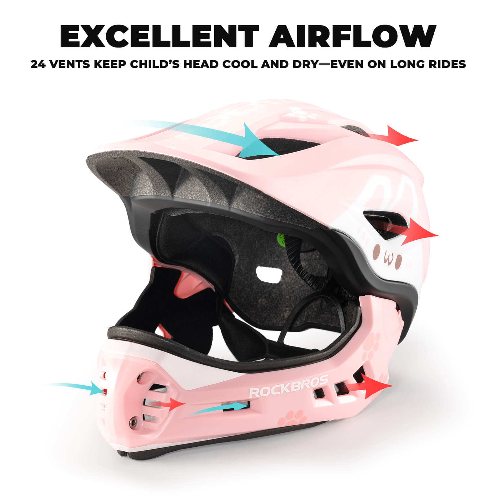 Kids Full-Face Bike Helmet-12
