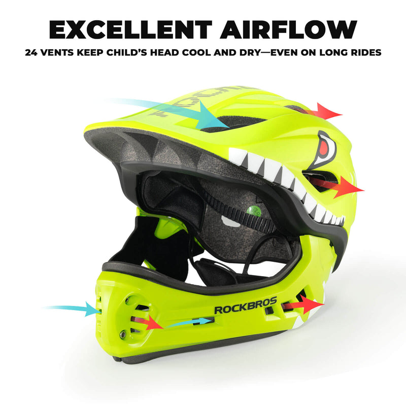 Kids Full-Face Bike Helmet-13