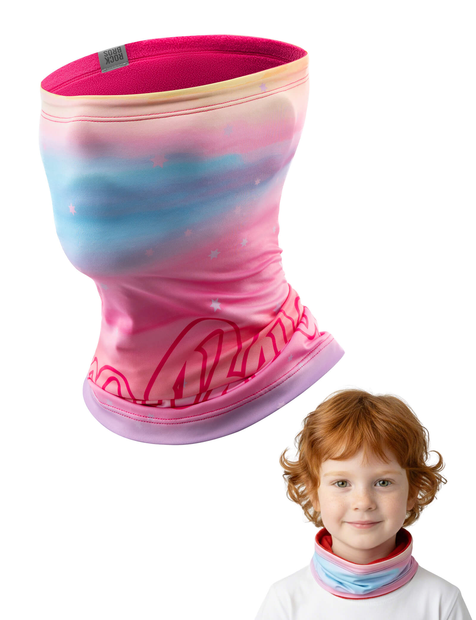 Kids Fleece Warm Face Cover & Neck Gaiter-6
