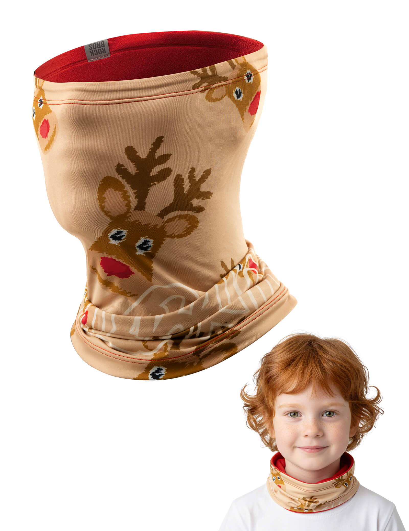 Kids Fleece Warm Face Cover & Neck Gaiter-7