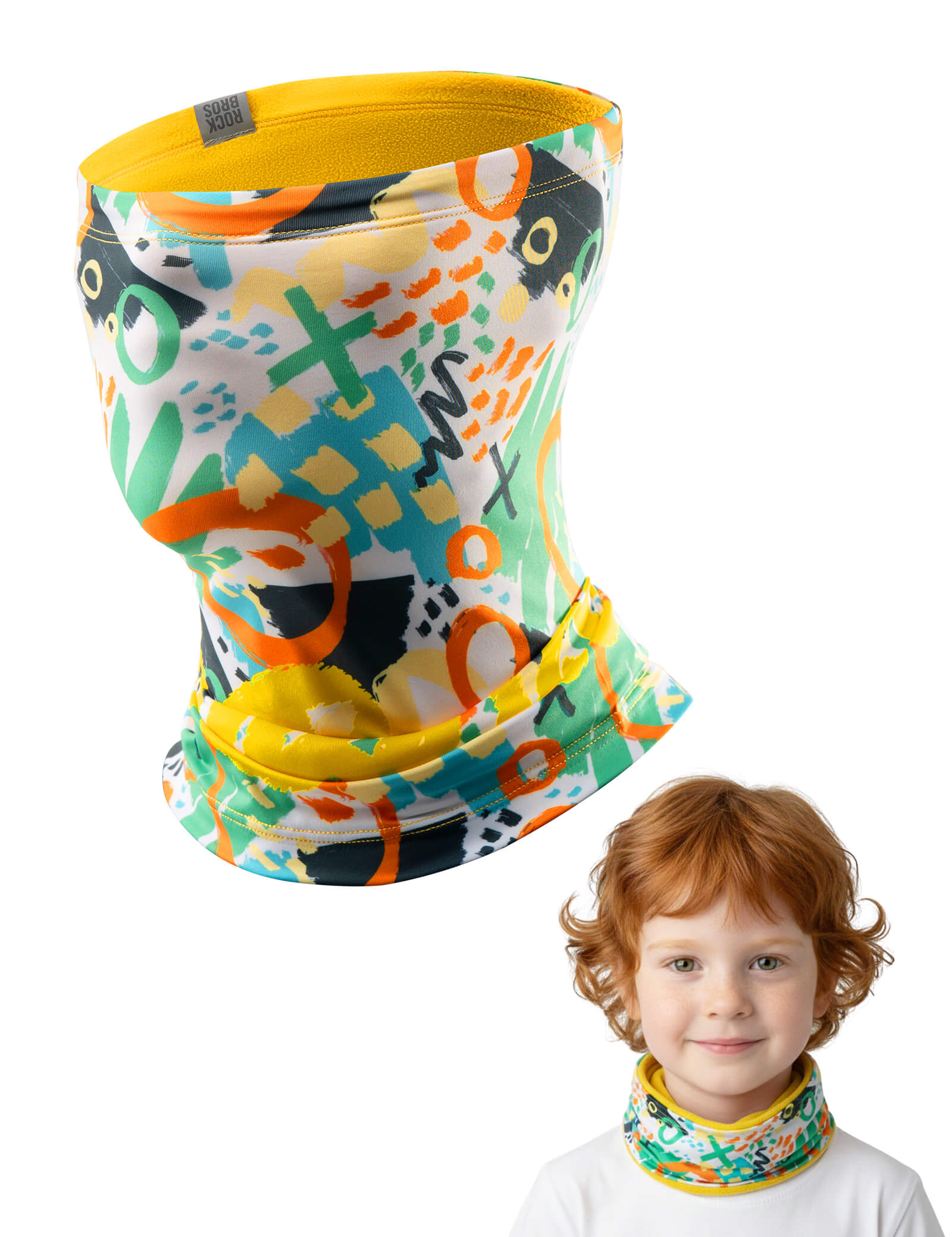 Kids Fleece Warm Face Cover & Neck Gaiter-8