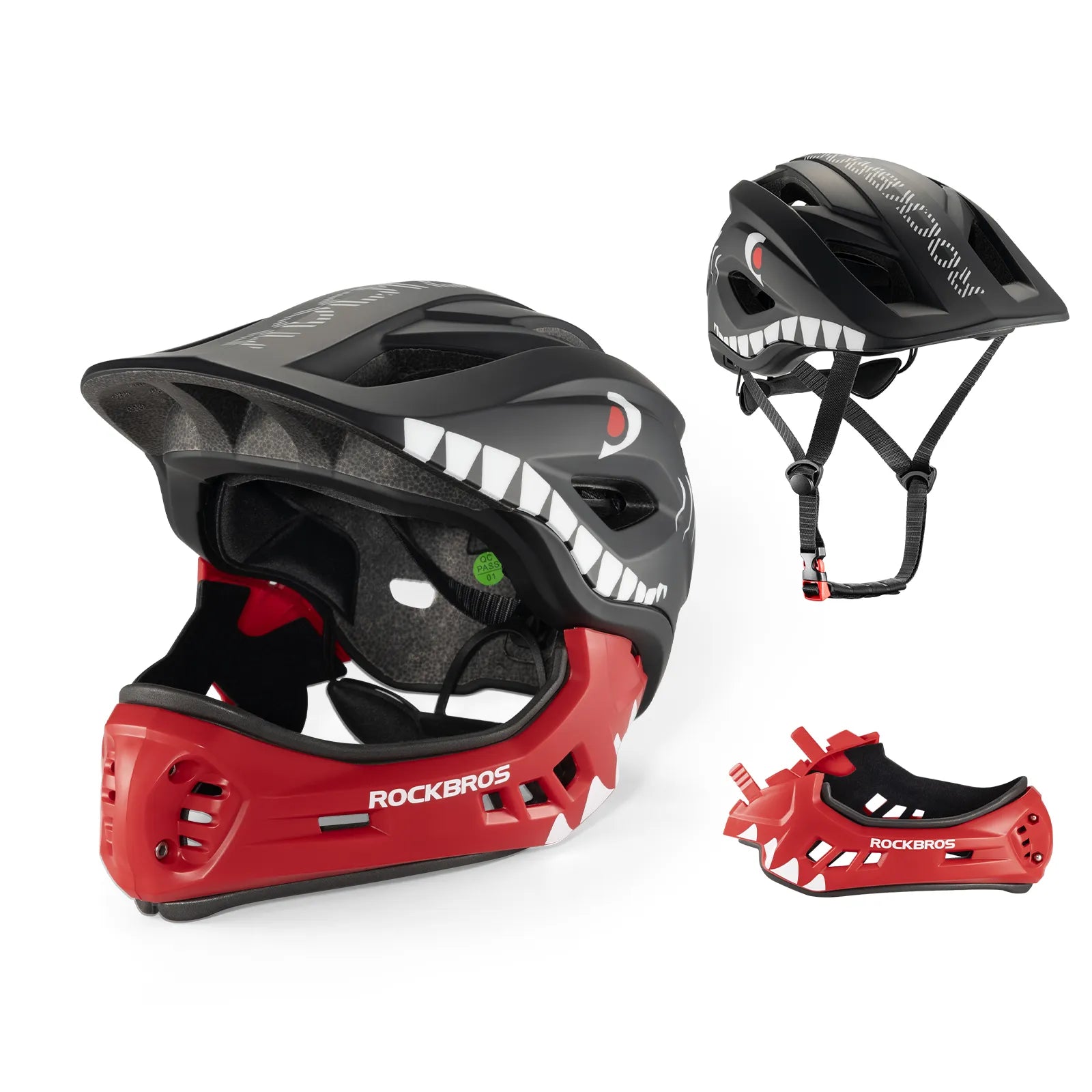 Kids Full-Face Bike Helmet-3
