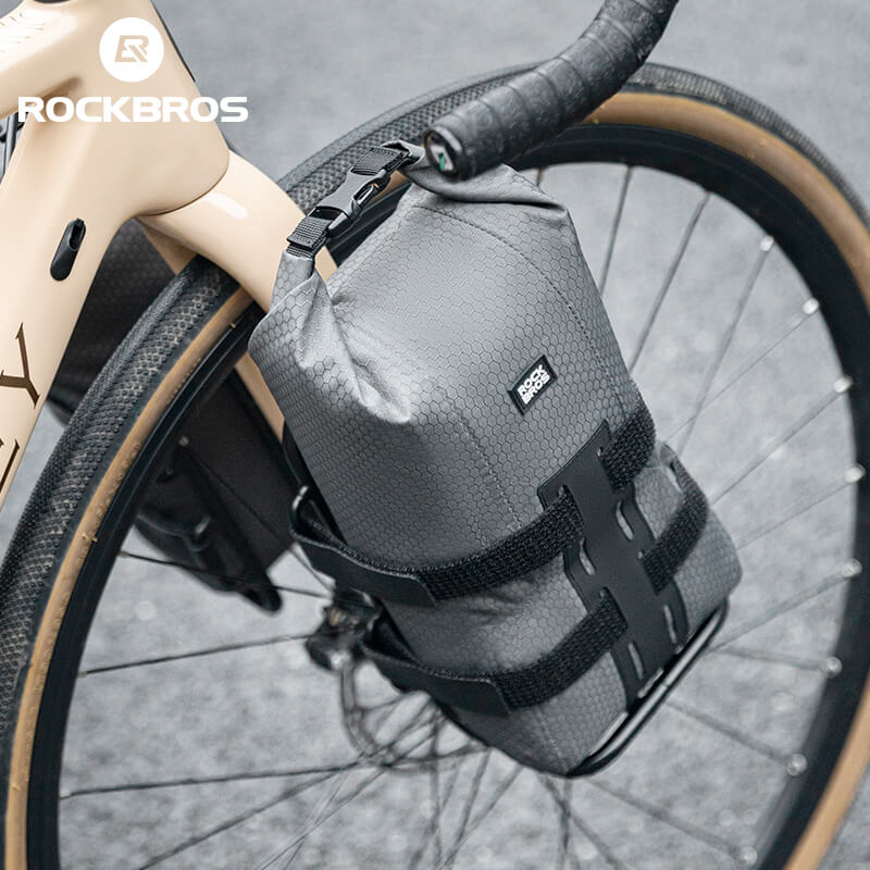 ROCKBROS Water-Resistant Front Fork Rack Bag for Bikepacking-8