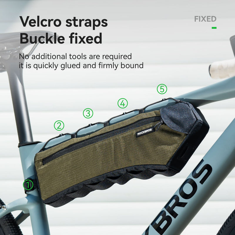 Large Capacity Bike Triangle Bag - 1.9L-6