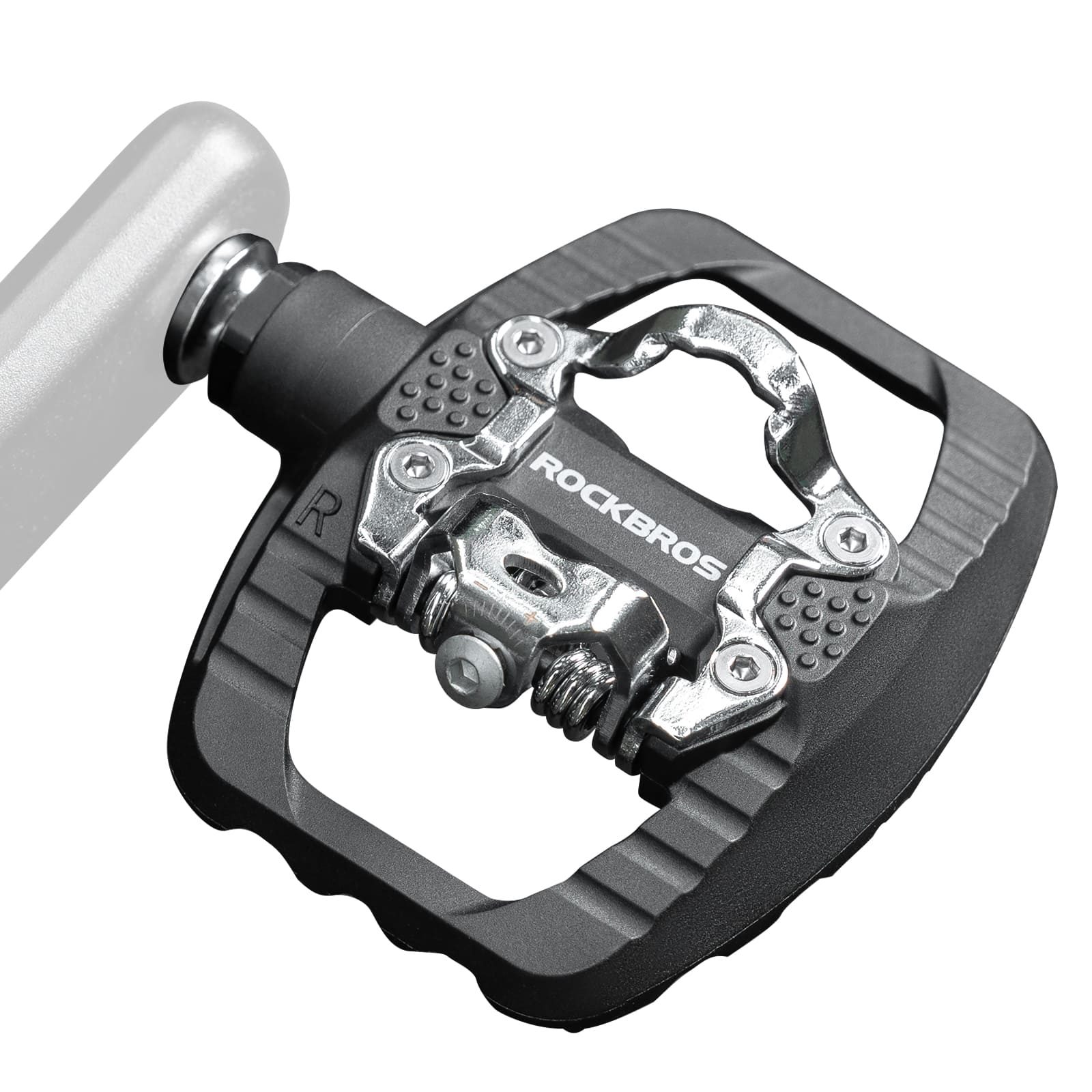 Lightweight Nylon Half-Clip Flat Bike Pedals-2