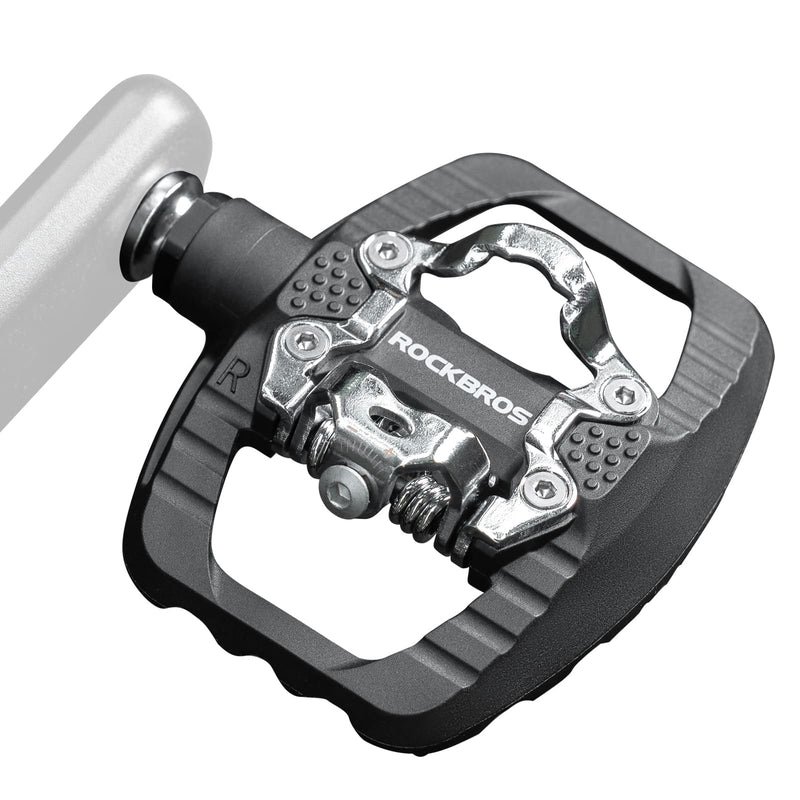 Lightweight Nylon Half-Clip Flat Bike Pedals-2