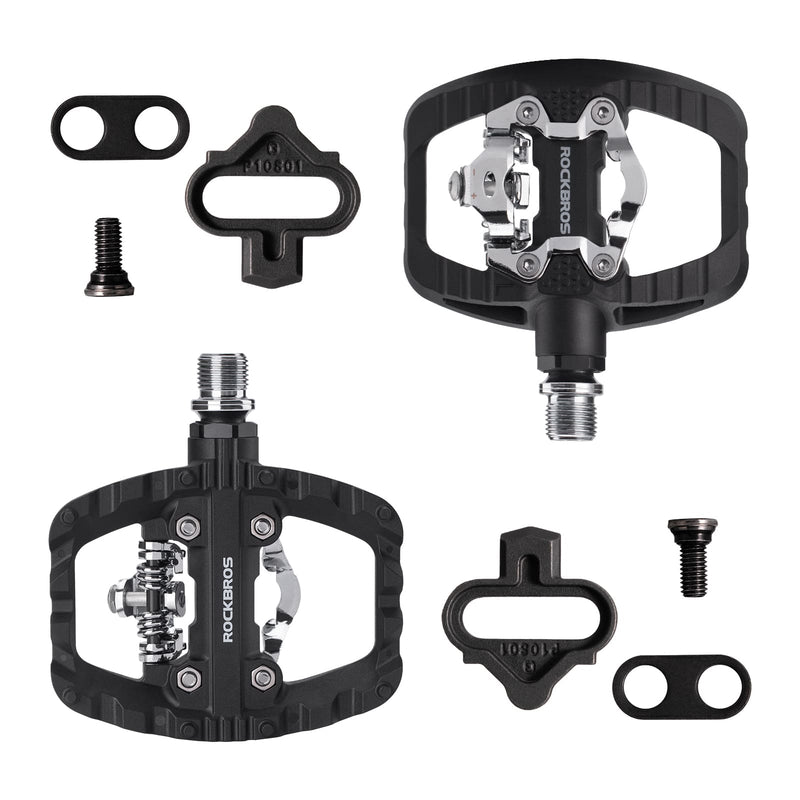 Lightweight Nylon Half-Clip Flat Bike Pedals-3