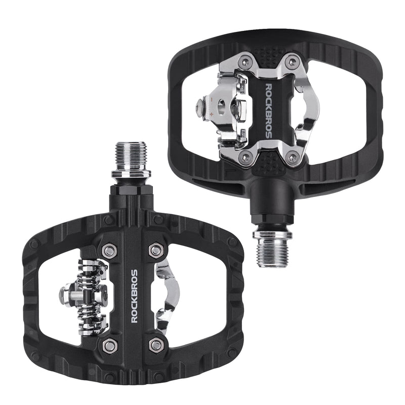 Lightweight Nylon Half-Clip Flat Bike Pedals-1