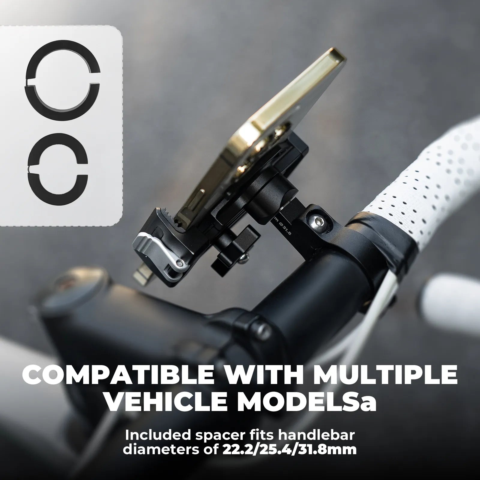 Lightweight Quick-Release Phone Mount-3