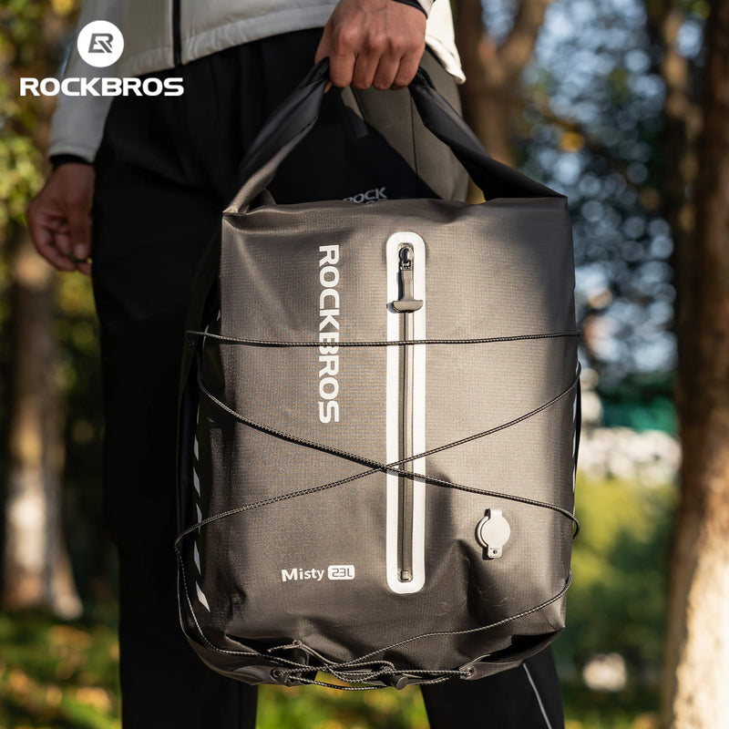 Lightweight Waterproof Bike Rear Rack Bag-23L-15