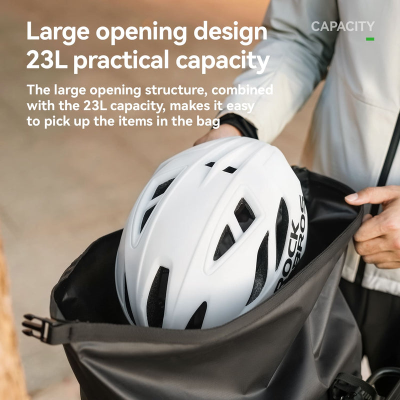 Lightweight Waterproof Bike Rear Rack Bag-23L-6