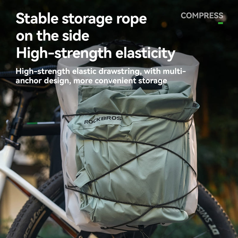 Lightweight Waterproof Bike Rear Rack Bag-23L-7