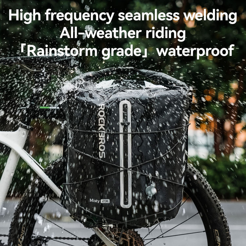 Lightweight Waterproof Bike Rear Rack Bag-23L-3