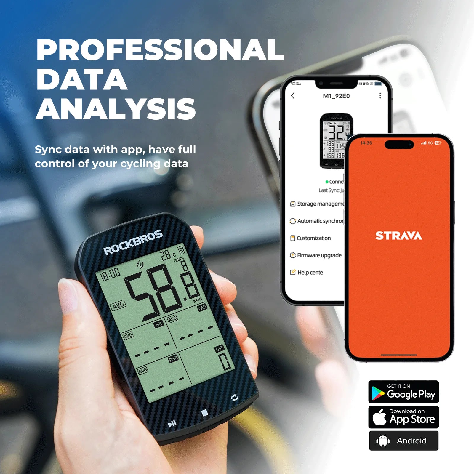 M1 Pro Wireless Bike Computer-8