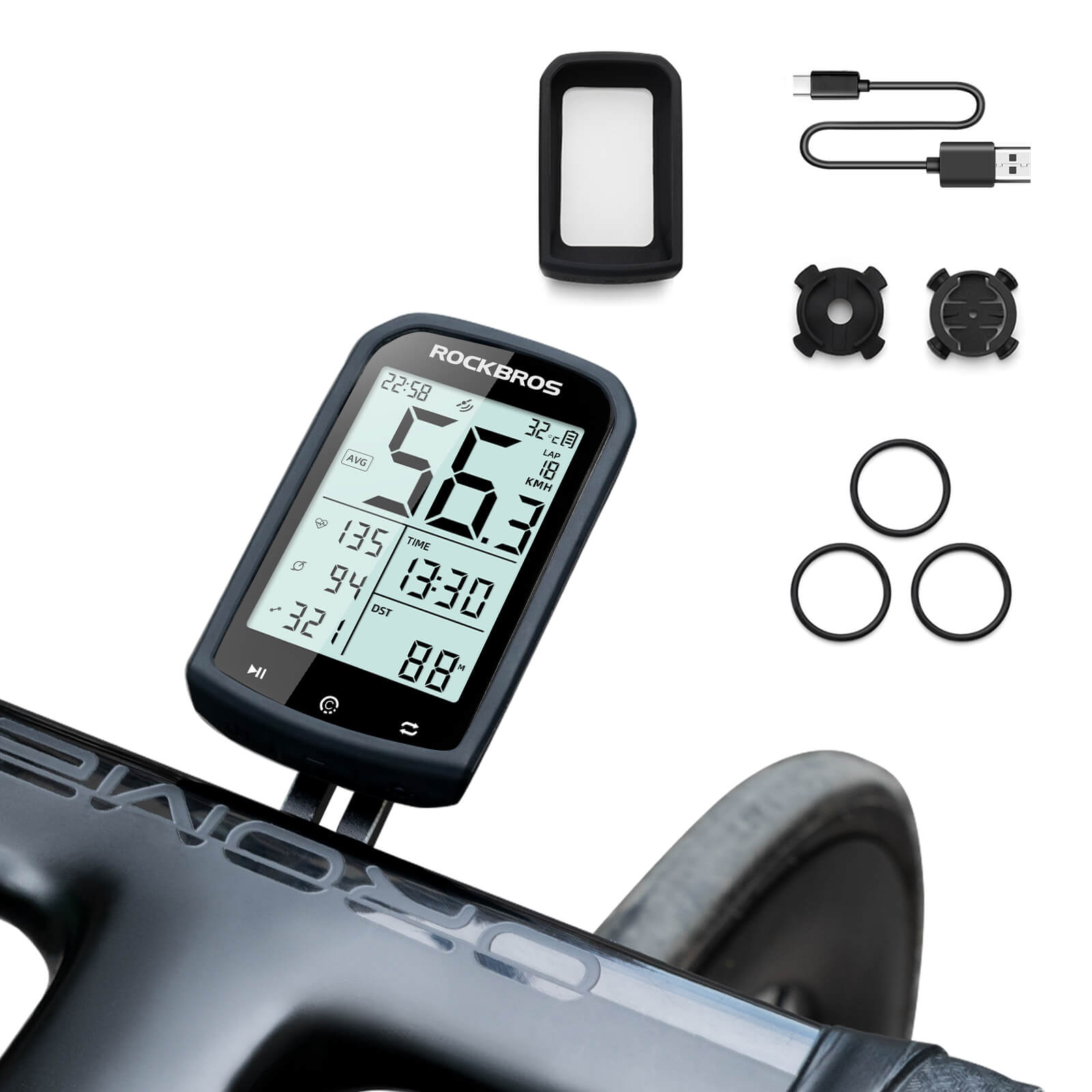 ROCKBROS M1 Smart Bike GPS Computer-2