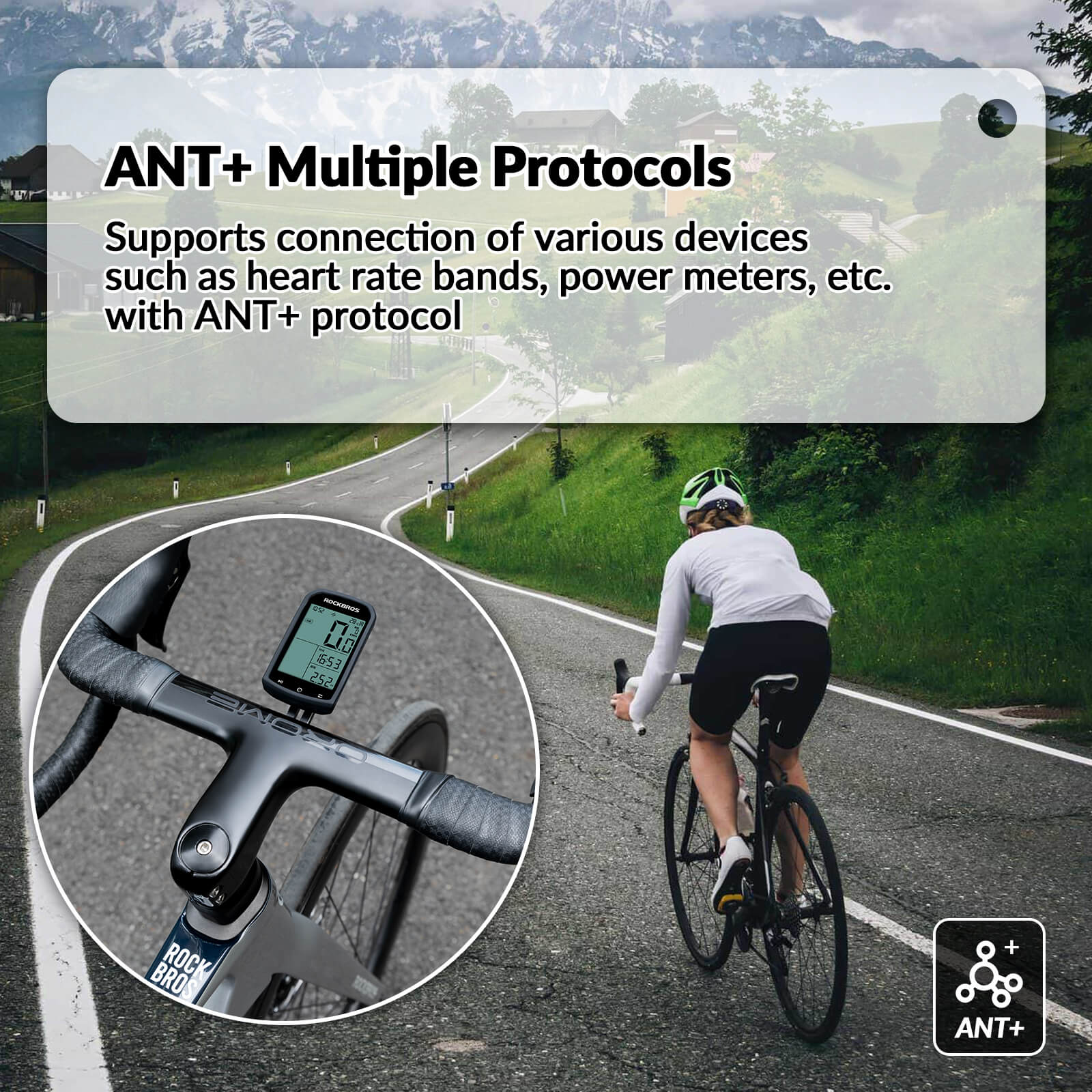 ROCKBROS M1 Smart Bike GPS Computer-6