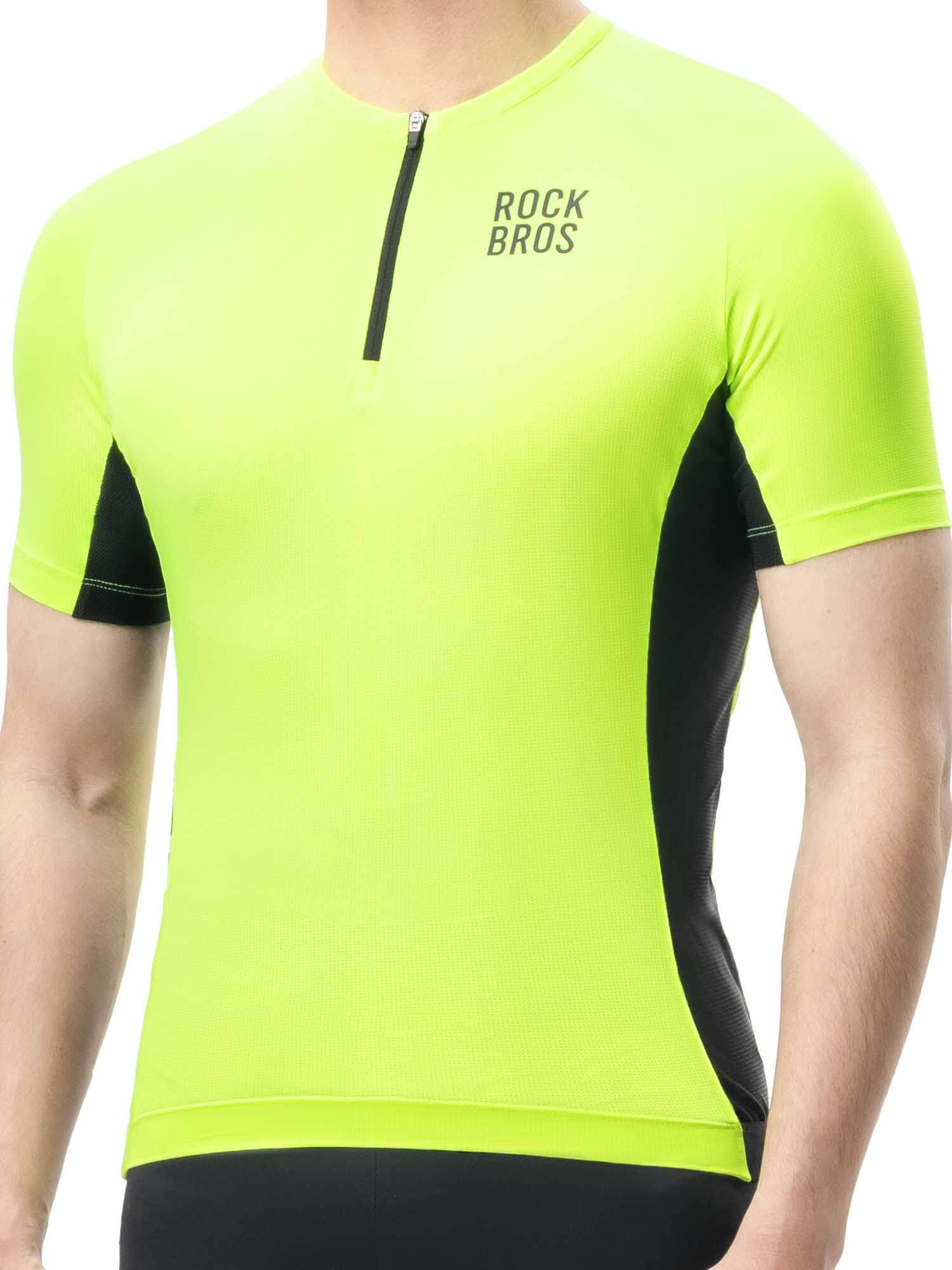 Men's AIKE Half-Zip Short-Sleeve Cycling Jersey-2